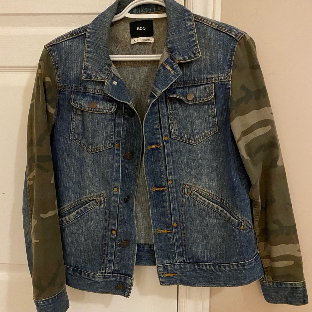 Camo Denim Jacket
